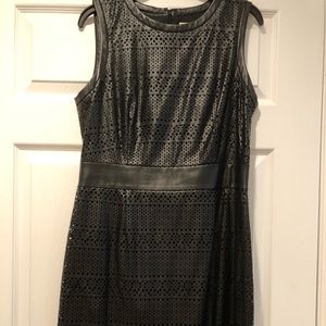Calvin Klein Black Eyelet Dress